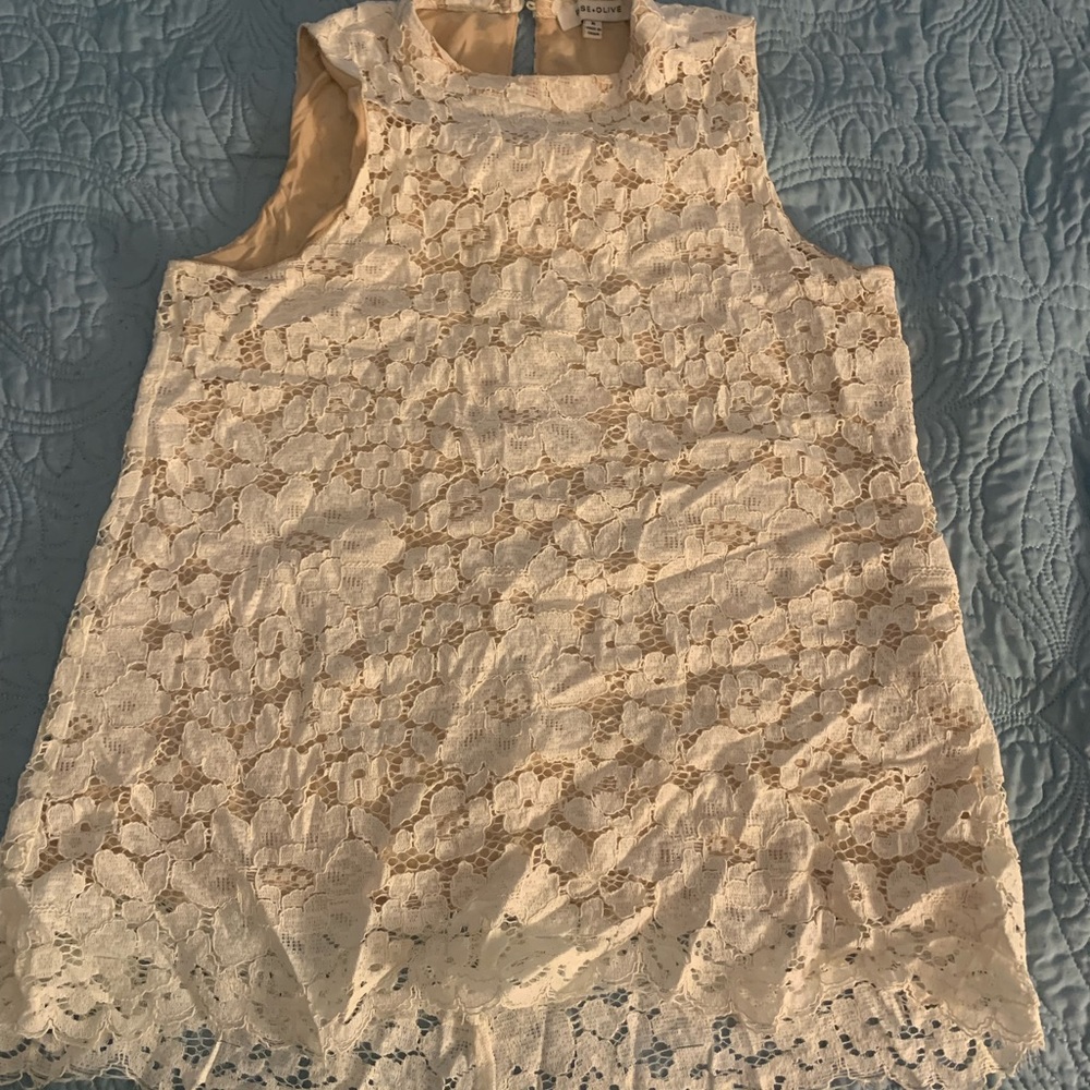Rose+Olive Lace Blouse
